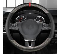 Protector Volante Coche Funda Volante Fibra Carbono para Nissan para Qashqai J11 para X-Trail T32 2015-2021 Cubierta Volante Coche(Type E O Shape)