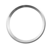 Protector Volante Coche Para Benz Para GLE Para CLA Para GLA Para W213 Para W246 Accesorios Interiores Cubierta Anillos Circulares Centrales Volante Coche(51mm silver)