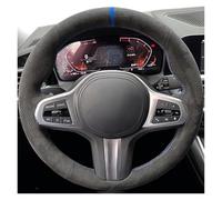 Protector Volante Coche para BMW para M para Sport G30 G31 G32 G20 G21 G11 G12 G14 G15 G16 para X3 G01 para X4 G02 para X5 G05 para X7 G07 Funda Gamuza Antideslizante Volante(Style 11)