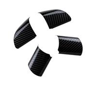 Protector Volante Coche Para Ford Para Focus 2 MK2 2005-13 4 Unids/set Decoración Volante Coche Cubierta Embellecedora Estilo Coche Accesorios Interior Coche(Stainles CarbonFiber)