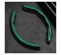 Protector Volante Coche para Kia para Ceed para Sportage para Picanto para Cerato para Seltos para Soul para Rio 3 4 5 2021 2020 Funda Volante Fibra Carbono Antideslizante(2pc-Green)