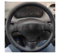 Protector Volante Coche para Peugeot 206 1998-2005 206 SW CC 2003 2004 2005 206 Accesorios Interiores De Coche DIY Funda De Volante De Coche(Red Thread)