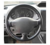 Protector Volante Coche para Peugeot 207 para Expert para Partner para Citroen para Berlingo para Jumpy para Toyota Embellecedor Volante Coche Funda Cuero Microfibra Suave(Red Thread)