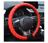 Protector Volante Coche Para VW Textura Alfombrilla Antideslizante Estilo De Coche Cubierta Para Volante Masaje Transpirable(Red)