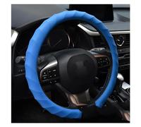 Protector Volante Coche Para VW Textura Alfombrilla Antideslizante Estilo De Coche Cubierta Para Volante Masaje Transpirable(Blue)