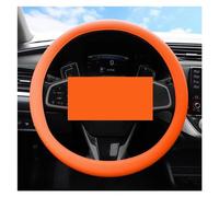 Protector Volante Coche Protector Para Volante Coche Cubierta Protectora Para Manija Accesorios Interiores Universales(Orange)