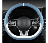 Protector Volante Funda Cuero Sintético Volante Coche 38Cm para Mercedes para Benz GLK GLE GLS GL ML GLC GLK260 GLC200 LG350 ML300 GL3320 Cubierta Volante Coche(Blue D Shape)