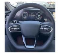 Protector Volante Funda Negra para Volante Coche para Chery para Omoda para C5 5 FX 2022 2023 2024 Accesorios Interior(Black Thread)