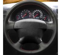 Protector Volante Funda Trenzada Volante Coche Personalizada para Civic 2000-2005 para Hybrid 2003 para Stream 2001 Accesorios Interiores Cubierta Volante Coche(White Thread)
