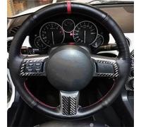 Protector Volante Funda Trenzada Volante Coche Personalizada para Mazda MX-5 para Miata NC III 2005-2015 para MX5 2014-2009 Accesorios Cubierta Volante Coche(3 Colors Thread)