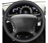 Protector Volante Funda Trenzada Volante Coche Personalizada para Mercedes para Benz Clase S W220 S500 S600 S430 S350 Accesorios Cubierta Volante Coche(Brown Thread)