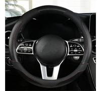 Protector Volante Funda Universal para Volante Coche Transpirable Antideslizante Adecuada para Volantes 37 A 38Cm Cubierta Volante Coche(Black)