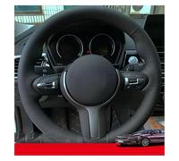 Protector Volante para BMW para Deporte F30 F31 F34 X5 F15 M50d X6 F16 F20 F21 M135i M140i F32 F33 F36 X1 F48 Protector para Volante De Coche(Blue Thread)
