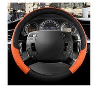 Protector Volante para Citroen C1 C2 C3 C4 C5 C4L para Berlingo C4 para Picasso C5 para Aircross Funda para Volante Coche De Cuero PU Antideslizante Automóviles Cubierta Volante(0 Orange)