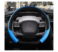 Protector Volante para Citroen C1 C2 C3 C4 C5 C4L para Berlingo C4 para Picasso C5 para Aircross Funda para Volante Coche De Cuero PU Antideslizante Automóviles Cubierta Volante(D Blue)