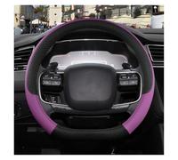 Protector Volante para Citroen C1 C2 C3 C4 C5 C4L para Berlingo C4 para Picasso C5 para Aircross Funda para Volante Coche De Cuero PU Antideslizante Automóviles Cubierta Volante(D Purple)