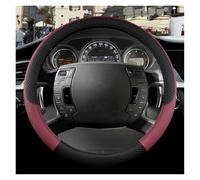 Protector Volante para Citroen C1 C2 C3 C4 C5 C4L para Berlingo C4 para Picasso C5 para Aircross Funda para Volante Coche De Cuero PU Antideslizante Automóviles Cubierta Volante(O Wine Red)