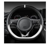 Protector Volante para Kia K5 para Ceed GT para Stonic para Proceder para Sportage 2017-2021 Protector De Dirección para Coche Cubierta Protectora Volante(Blanco)