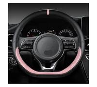 Protector Volante para Kia K5 para Ceed GT para Stonic para Proceder para Sportage 2017-2021 Protector De Dirección para Coche Cubierta Protectora Volante(Rosa)