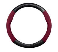 Protector Volante Protector para Volante Coche para Benz ABCESG para Clase GLC CLE para CLA GLB para GLS W177 W205 W213 para AMG Accesorios Interior(O Fiber Red)