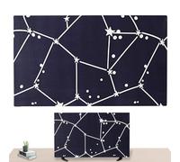 protectora de TV - protectora de pantalla de TV interior, protectora universal para TV | Accesorios de decoración de TV hechos de tela de poliéster de alta densidad para televisores