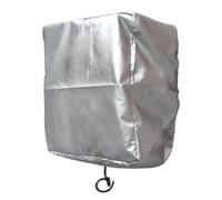 Protectora Para Estación De Carga Plateada - Tela Oxford Resistente A La Lluvia, Protección UV Plateada 40 Cm, Campana De Garaje De Pared Resistente Resistente Eléctrica | Ens