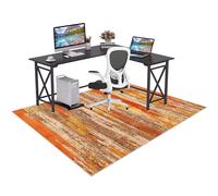 Protectora para Suelos Duros Alfombras para Silla de Gaming Oficina 140 x 180 cm Alfombras Sillas Ruedas Antideslizante Alfombra Escritorio Suelo Protectors Suelo Silla Ruedas Silla de Ordenador