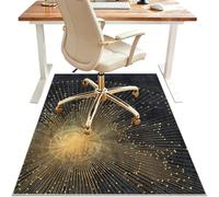 Protectora Suelo para Silla de Oficina Antideslizante Alfombra Silla Gaming, Alfombrilla de Protección para Suelos Duros, Alfombrilla Protección para Suelos Duros, Laminado, Parqué 60 x 120 cm