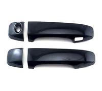 Protectora Tirador Puerta Coche Para IQ Cubierta Resistente A Arañazos Decoración Protector Antiarañazos Embellecedor Manija Puerta Coche Inteligente Un Solo Orificio(Bright Black)
