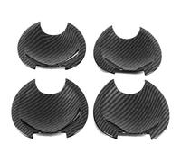Protectora Tirador Puerta Coche Para Verso-S Para P120 2011-2015 Protector Decorativo Antirrayas Cubierta De Manija Puerta Exterior Un Solo Orificio(Small Door Bowl Carbon Fiber)