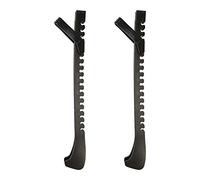 Protectoras para Cuchillas de Patines Sobre Hielo, 1 Par EVA Universal Figura de Hockey Sobre Hielo Cubiertas de Protectores de Cuchillas Ice Skate Blade Guards Cubre Con Hebilla Ajustable(Negro)