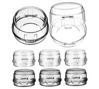Protectores 8 Estufa Perillas de Transparentes Piezas de Gas | Pvc, Vista Clara, Seguridad Infantil, Cubiertas para Mando, Uso en Cocina