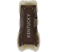 Protectores abiertos para caballo de piel de oveja vegana Kentucky Bamboo Elastic M