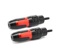 Protectores Anticaída Para El Escape De Motocicletas Para Suzuki Para Bandit GSF1250 S 1250 1200 250 400 650 GSX650F Deslizadores de protección contra caídas de motos(ROJO)