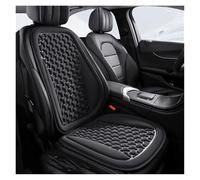 Protectores Asientos Funda Universal Asiento Coche Transpirable Verano Seda Fría Almohadillas Protectoras Asiento Alfombrilla Silla Cojín Asiento Coche Diseño Convexo Juegos Cubreasientos(Black Front