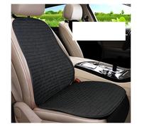 Protectores Asientos Funda Universal Para Asiento Coche Funda Para Asiento Delantero Y Trasero Cojín Alfombrilla Respaldo Accesorio Protector Cojín Lino Asiento Coche Juegos Cubreasientos(Black Front-