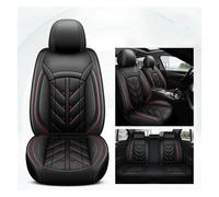 Protectores Asientos Funda Universal para Asiento Delantero O Trasero De Coche para Peugeot 308 307 Cobertura Total Accesorios De Piel Sintética Juegos Cubreasientos(Black 5 Seat)