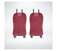 Protectores Asientos para Focus Mk2 Mk3 para Fiesta Mk7 para Ranger para Mondeo Mk4 para S-MAX para Kuga Funda Protectora para Asiento Delantero Y Trasero De Coche Juegos Cubreasientos(2Pcs Red)
