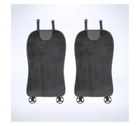 Protectores Asientos para Focus Mk2 Mk3 para Fiesta Mk7 para Ranger para Mondeo Mk4 para S-MAX para Kuga Funda Protectora para Asiento Delantero Y Trasero De Coche Juegos Cubreasientos(2Pcs Black)