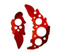 Protectores autoadhesivos para guitarra, diseño de hoja de uva, para agujeros de sonido, accesorios de uva, forma de hoja de uva, calcomanías para agujeros de sonido