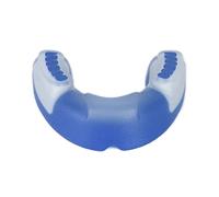 Protectores Bucales Atléticos, EVa No Tóxico Protegen la Lengua Choque Protector Bucal Fijar los Dientes Protector Bucal con Caja de Almacenamiento para Boxeo para Fútbol(Azul y blanco)