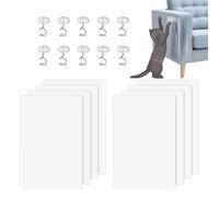 Protectores contra arañazos para gatos para muebles,Protectores para gatos para muebles | Película protectora para rascar gatos | Protector de sofá autoadhesivo, 8 protectores contra arañazos para gat