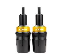 Protectores contra Caídas para Motocicleta, Accesorios Deslizantes De Marco para Y&amaha MT03 2014 2015 2016-2026 Alfombra anticaída(Gold)