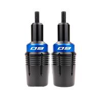 Protectores contra Caídas para Motocicleta, Accesorios Deslizantes De Marco para Y&amaha MT09 2021 2022 2023-2026 Alfombra anticaída(BLU)