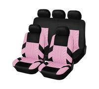 Protectores de Asiento Fundas Asiento Coche para Peugeot 406 Protector Universal(Rosa)