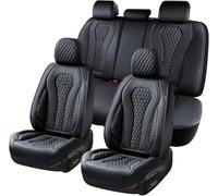Protectores de Asiento para Nissan Prairie - Fundas Completas en Piel Napa Impermeable y Transpirable con Base Antideslizante (Delantera y Trasera)