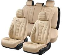 Protectores de Asiento para Nissan Sunny - Fundas Completas en Piel Napa Impermeable y Transpirable con Base Antideslizante (Delantera y Trasera)