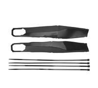 Protectores de basculante Kuuleyn, 1 par, protector de basculante izquierdo y derecho, cubierta trasera a prueba de polvo para basculante, compatible con EXC 125 200 250 300 350 (Negra)