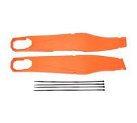 Protectores de basculante Kuuleyn, 1 par, protector de basculante izquierdo y derecho, cubierta trasera a prueba de polvo para basculante, compatible con EXC 125 200 250 300 350 (Escarchado de