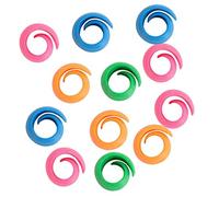 Protectores de bobinas de hilo | 12 protectores de bobinas - Abrazaderas de hilo de silicona para bobina, tapón de carrete de hilo para coser y bordar